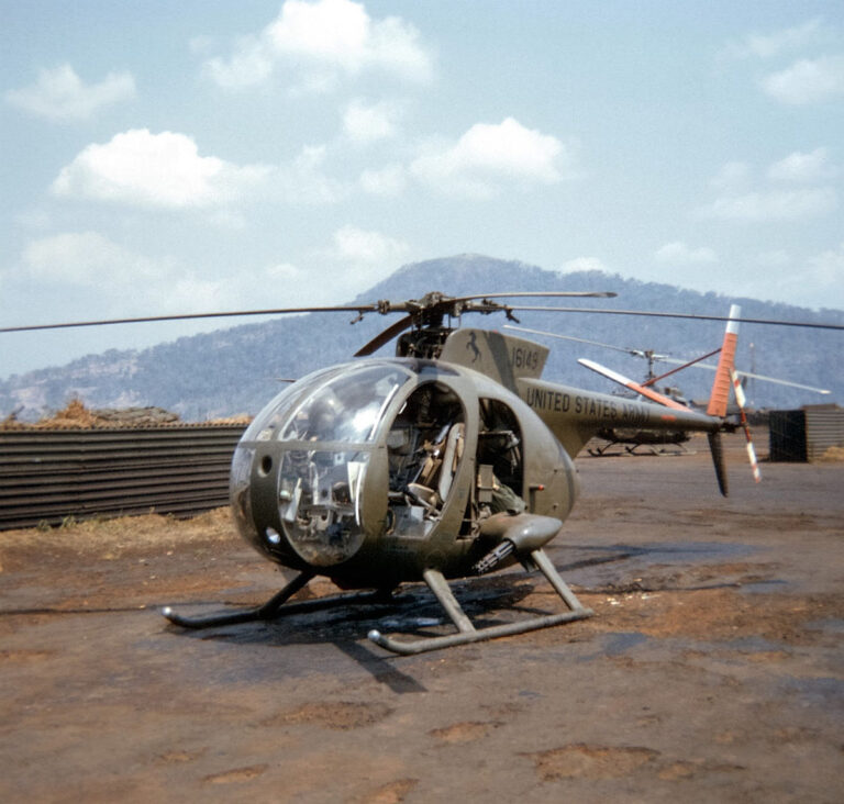 Hughes OH-6 Cayuse Military Helicopter