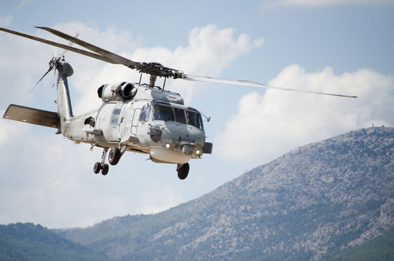 Sikorsky Black Hawk Helicopter in Flight