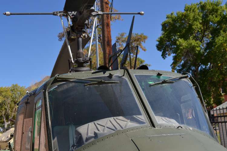 Huey Helicopter at End of Vietnam War