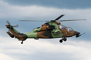 Eurocopter Tiger Attack Helicopter in Flight